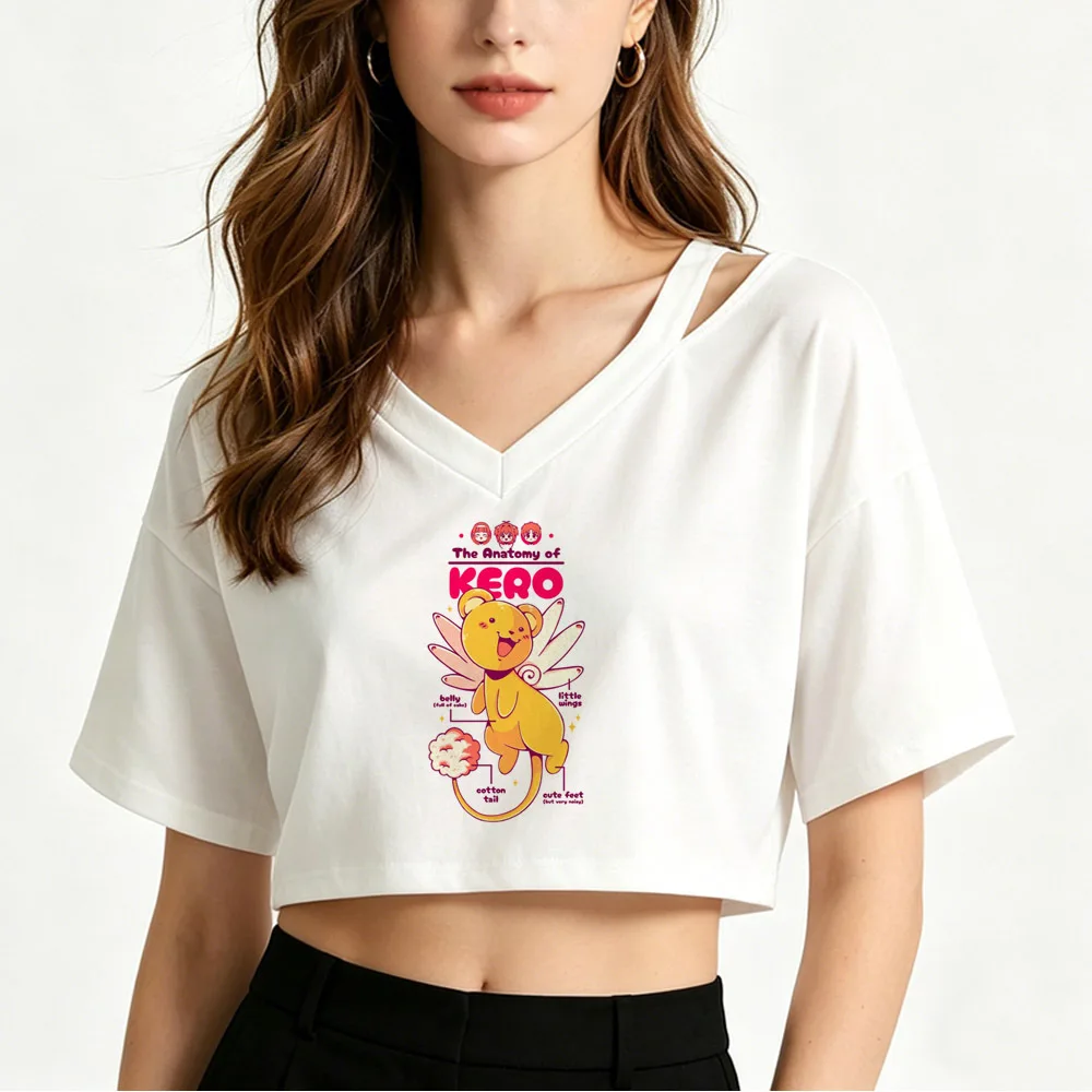 Sakura Card Captor cropped top shoujo 2000s jojifuku manga goth scene  shirt anime jojifuku japan emo scene