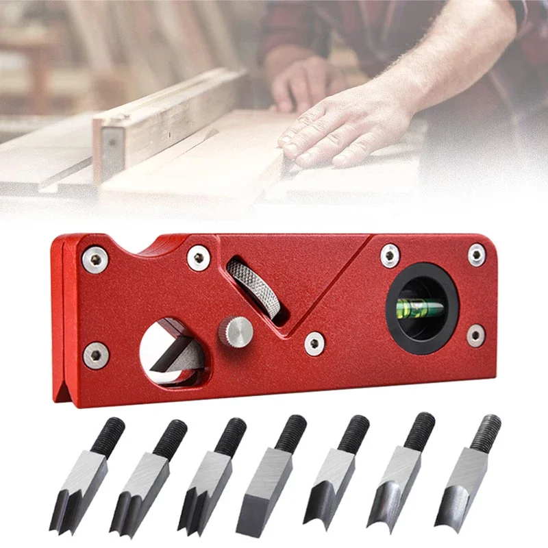 Woodworking Chamfering Planer Adjustable Depth 45° Beveling Angle Corner Shaving Planer Edge Cutter For Carpenter Accessories