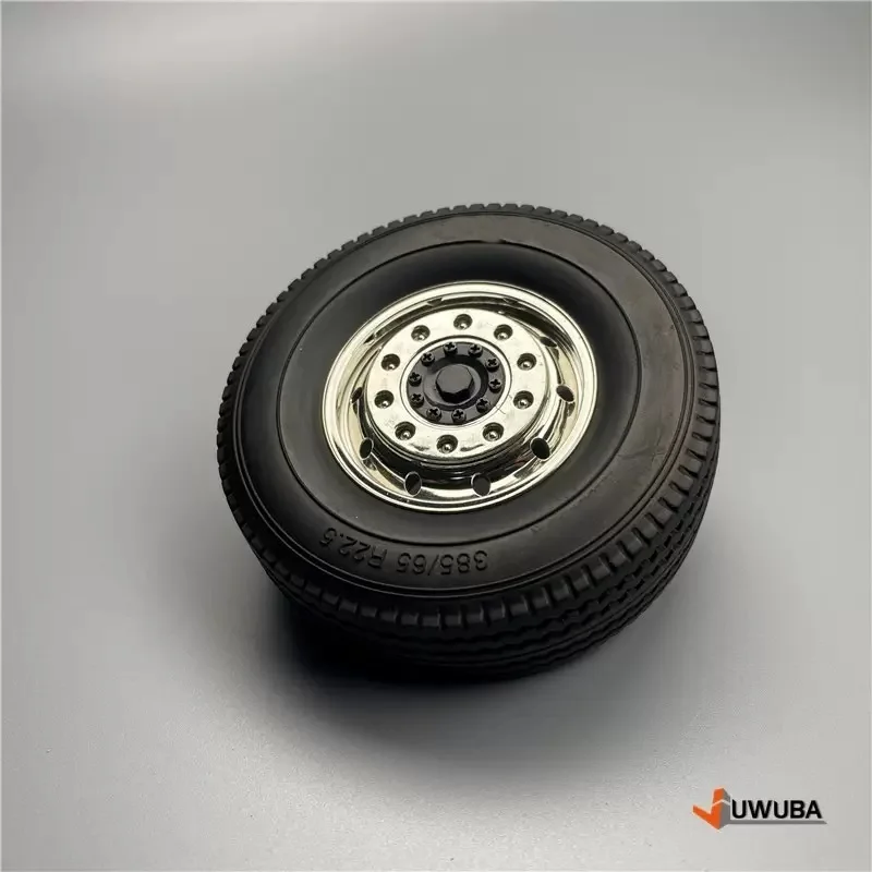 RC 1/14 Maßstab Radnabenabdeckung M4 Sicherungsmutterabdeckung Spindelkopf für Tamiya Dump für SCANIA MAN VOLVO LKW Kipper DIY Teile – Detail 3