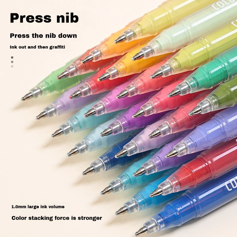 Languo 6-48 色 3D 立体ゲルペンセット、1.0 - Gel Ink Pen Set のレビューと価格