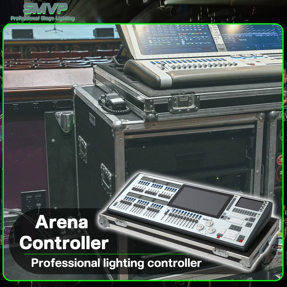 

Контроллер Arena i7 CPU DJ DMX Console V17 V16 Системное сценическое оборудование Освещение дискотек DMX512 Управление сценическим освещением Консоль