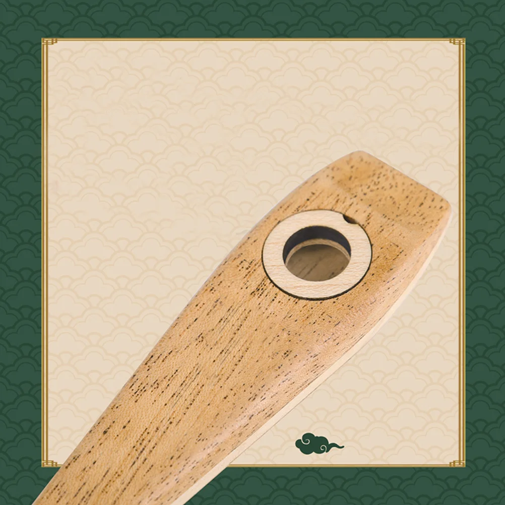 

1 set 1 Set Of Wooden Kazoo Musical Instrument Lightweight Portable Design For Guitar Ukulele Keyboard Playing Kazoos Musical