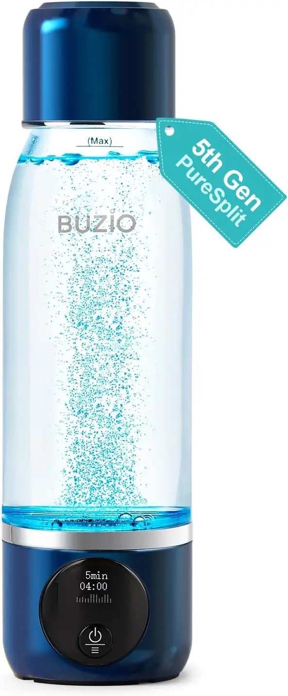 

Hydrogen Water Bottle, 4000ppb Generator with Gen5 SPE/PEM Technology, Portable Alkaline Water Bottle with Dupont Membrane, OLED