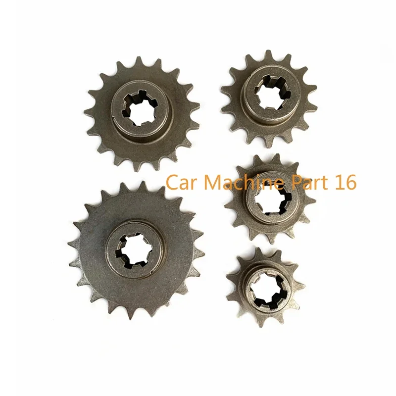 

T8F 11T 14T 17T 20T Tooth Front Clutch Gear Box Pinion Sprocket for 47cc 49cc 2 Stroke ATV Quad Dirt Pocket Mini Motor Bike