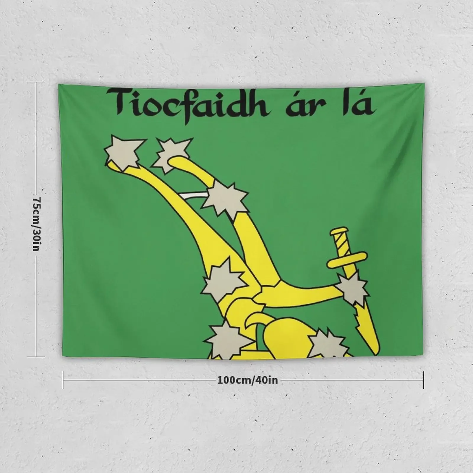 Tiocfaidh ár Lá Starry Plough Tapestry Aesthetic Room Decor Room Decor Cute Tapestry