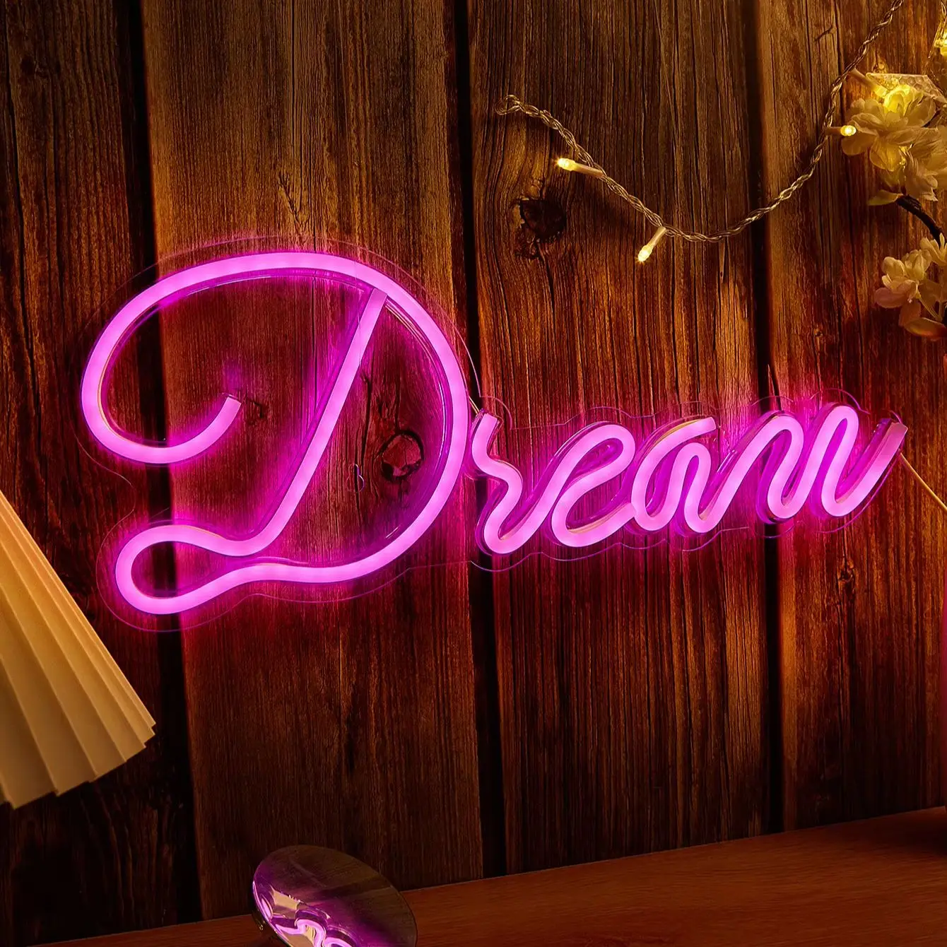1pc LED Neon Mold style Dream USB Powered Neon Sign Decorative Light, Bedroom, Party, Wedding, Game Room, Perfect Gift