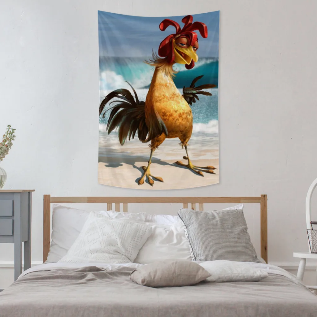 Chicken Run Classic Movie Anime Cartoon Tapestry Wall Hanging Cloth Home Décor Aesthetic