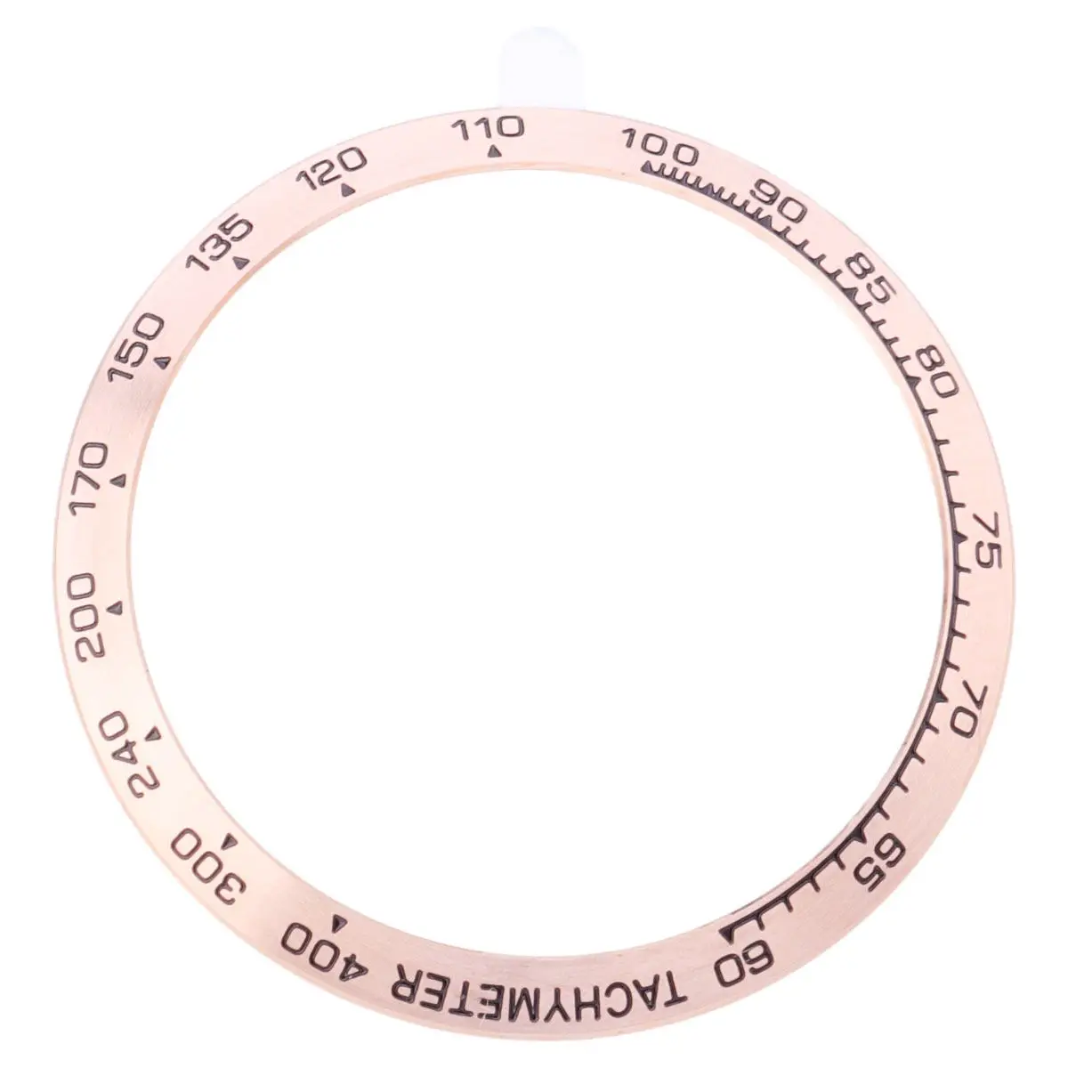 Anel de Metal para Relógio, Capa de Bezel Polida de Alta Qualidade para Smartwatch de 46mm, Compatível com S3 Frontier, Letras Prata e Preto