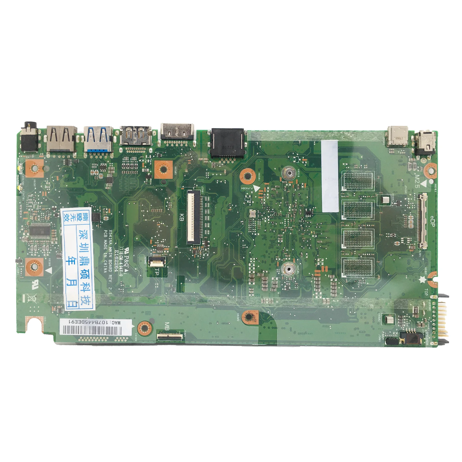 KEFU Laptop Motherboard For ASUS X541N X541NA A541NA F541NA R541NA D541NA X541 Mainboard N3350/N4200 4G/2G-RAM