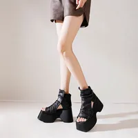Wedge Sandal with Platform Woman Summer 2026 Fashion Casual Elegant Luxury Designer Urban News Trends Comfortable - Image 3