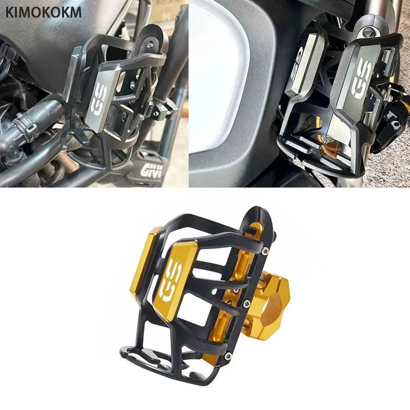 Motocyklowy uchwyt na kubek na wodę Akcesoria aluminiowe Uniwersalny uchwyt na napoje do BMW R1200GS R1250GS R 1200GS R1250 GS R 1250 ADV