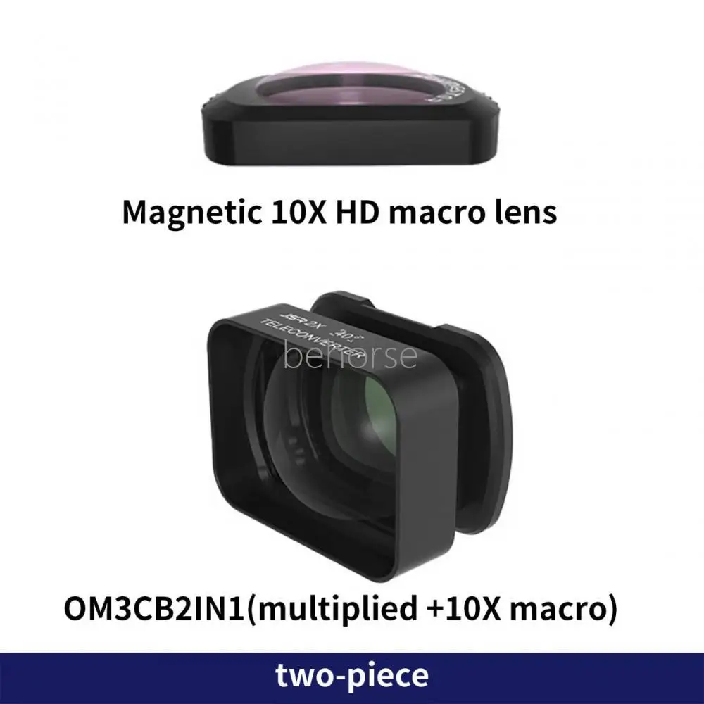 جيب 3 عدسة تصفية 2X المكبر الزجاج 10X مرشحات ماكرو واقية ل DJI Pocket 3 كاميرا يده Gimbal الملحقات