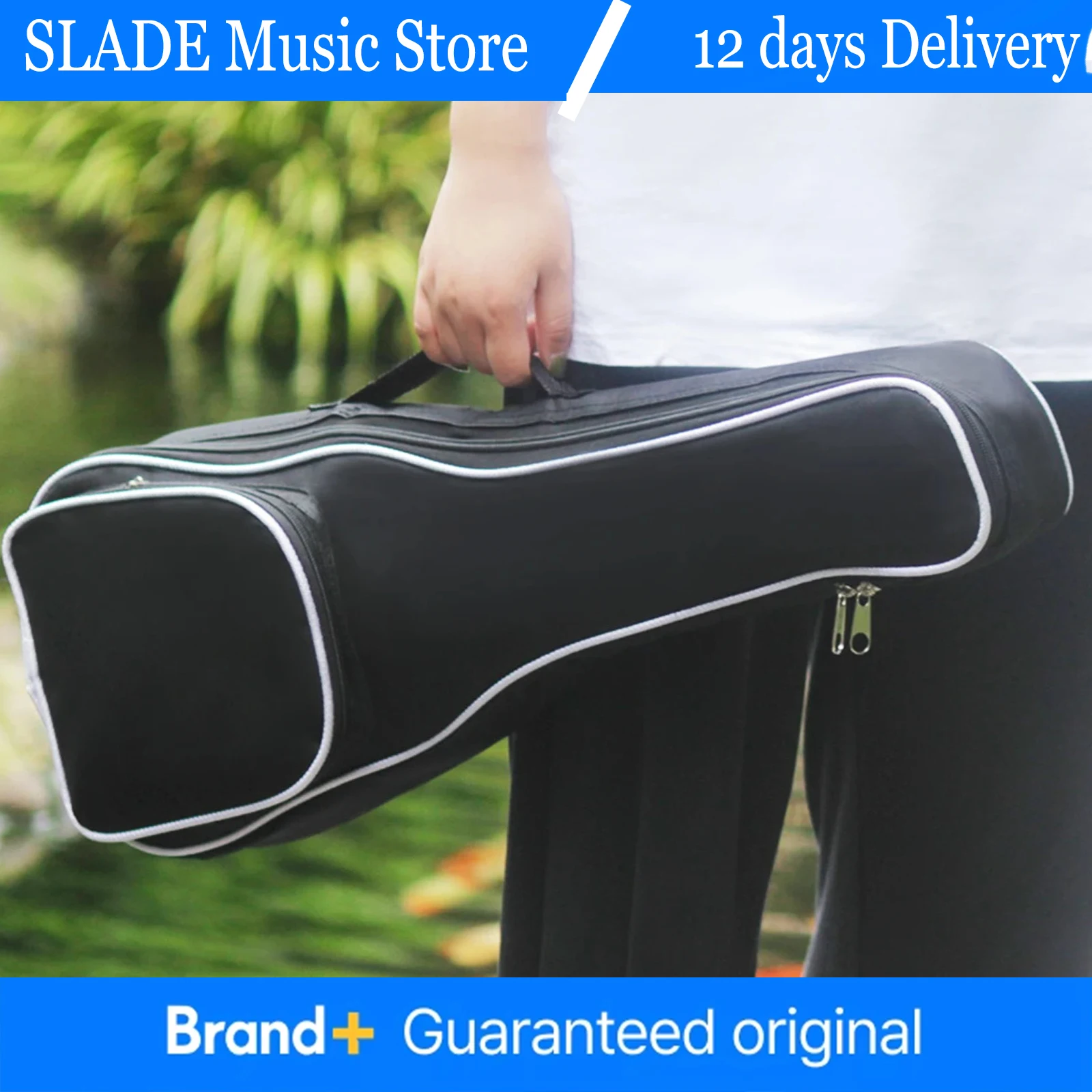 

23-дюймовая сумка для укулеле, складной портативный мягкий чехол из ткани Оксфорд, рюкзак для гавайской гитары, аксессуары для гитары