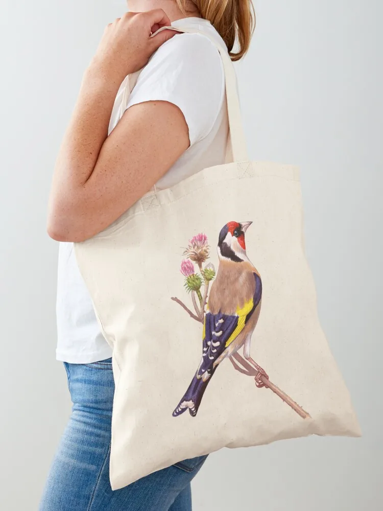 

European Goldfinch Tote Bag cute tote bag Beach bag shopper women large size bags