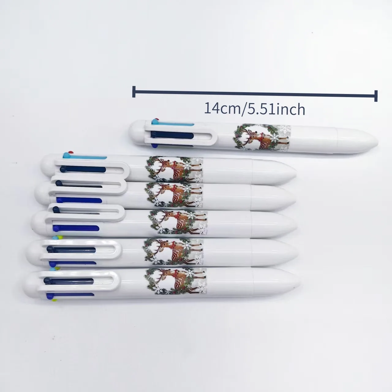 

12 шт./14 шт., рождественские креативные шариковые ручки серии с оленями для студентов, фирменные офисные подарки