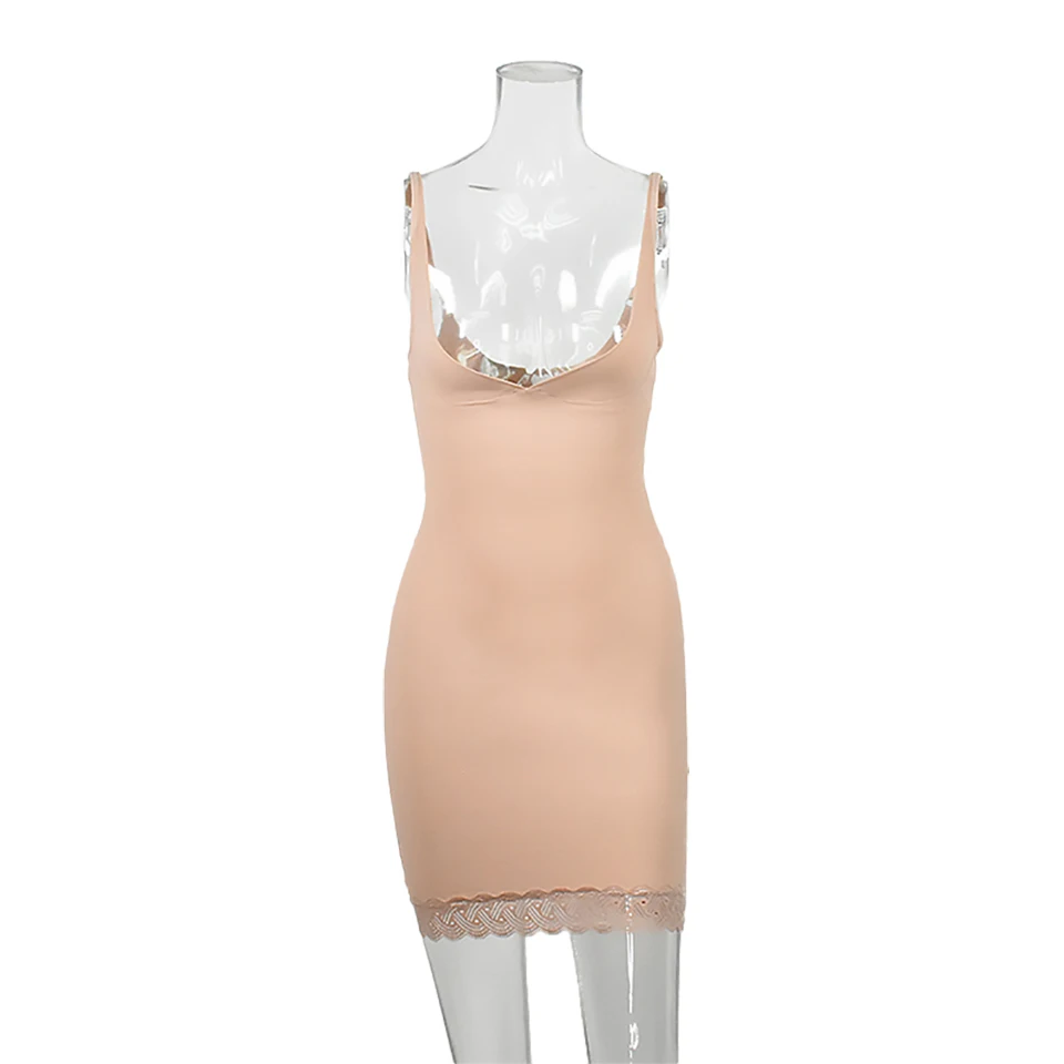 Dehnbarer Body-Shaper, Figurformender Slip, Unterrock, Unterbrust-Formkleid, Damen-Schlankheitsunterwäsche, Sexy Partykleidung – Detail 12