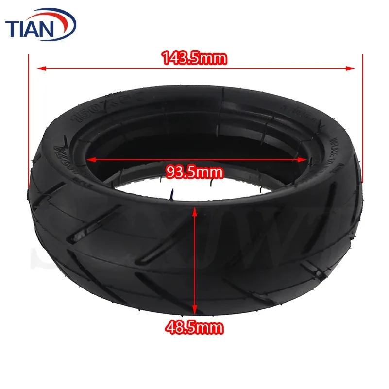 150x50 Tire,Suitable for 6Inch Small Surfing Electric Skateboard Wheel 150mm Tire Inner Tube Motorcycle A-type folding bicycle