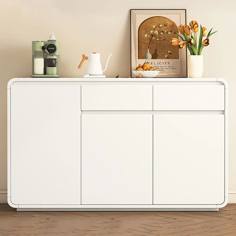 

Luxury Minimalist Dresser Cabinet Premium Aesthetic Hidden Storage Living Room Cabinets Modern Cream Dressoir Kast Furniture