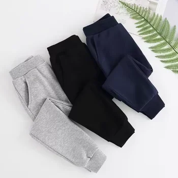 Kids Lightweight Sports Trousers 3 Kids Spring Autumn Sports Pants Boys Girls Light Casual Trousers Teenagers Daily Outfits Children Breathable Loose Bottoms 3