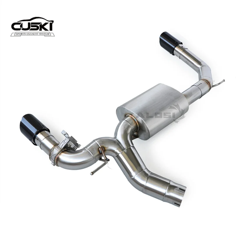 العادم مع صمام لسيارات BMW 420i 428i N20 2.0t 2014-2016 ماسورة العادم مع ملحقات عادم السيارة الخلفي للقطط #1