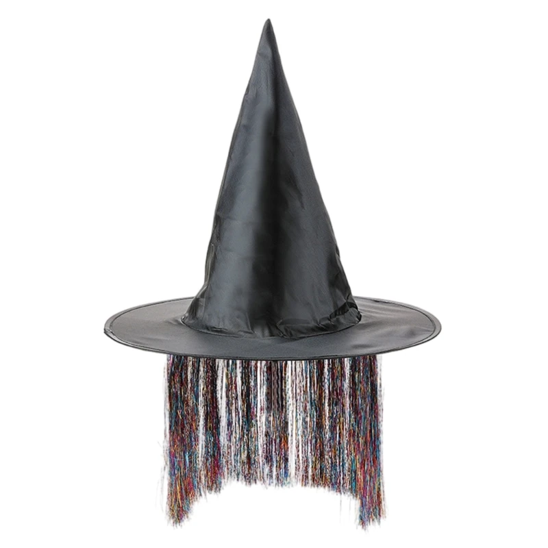 R1WE – chapeau sorcière moderne, pour Costumes d'halloween, fêtes événements Cosplay, tissu Oxford