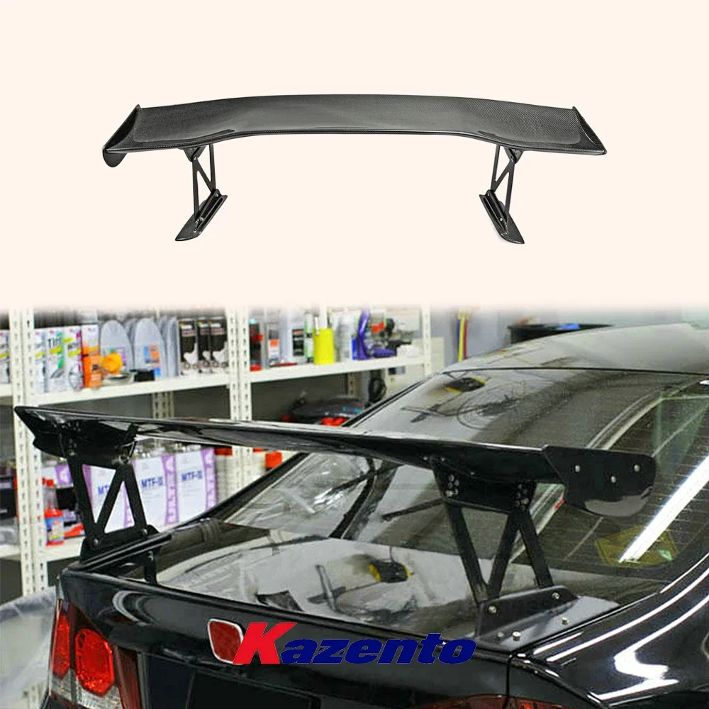 

For HONDA Civic FD2 JS Style Partial Carbon Fiber Rear GT Spoiler 140cm Length