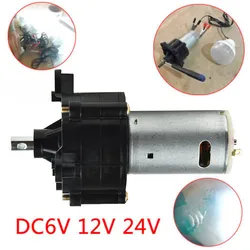 Generador de mano de viento, generador de CC, Dinamo manual, fuente de alimentación de prueba hidráulica, CC 6V, 12V, 24V, fuente de máquina de Motor