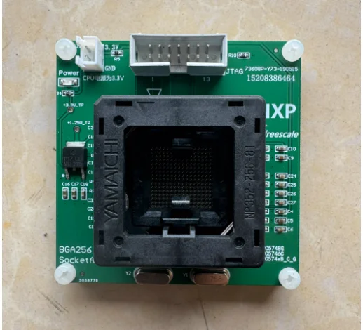 

For MPC5748G 5746C 574xB_C_G bulk burn adapter BGA256 spacing 1MM