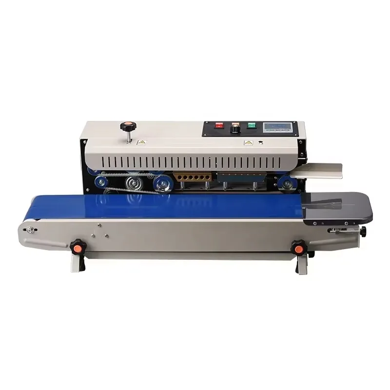 

Автоматическая машина непрерывной термосварки для импульсного запайщика. Эффективное непрерывное импульсное запечатывание товарных пакетов.