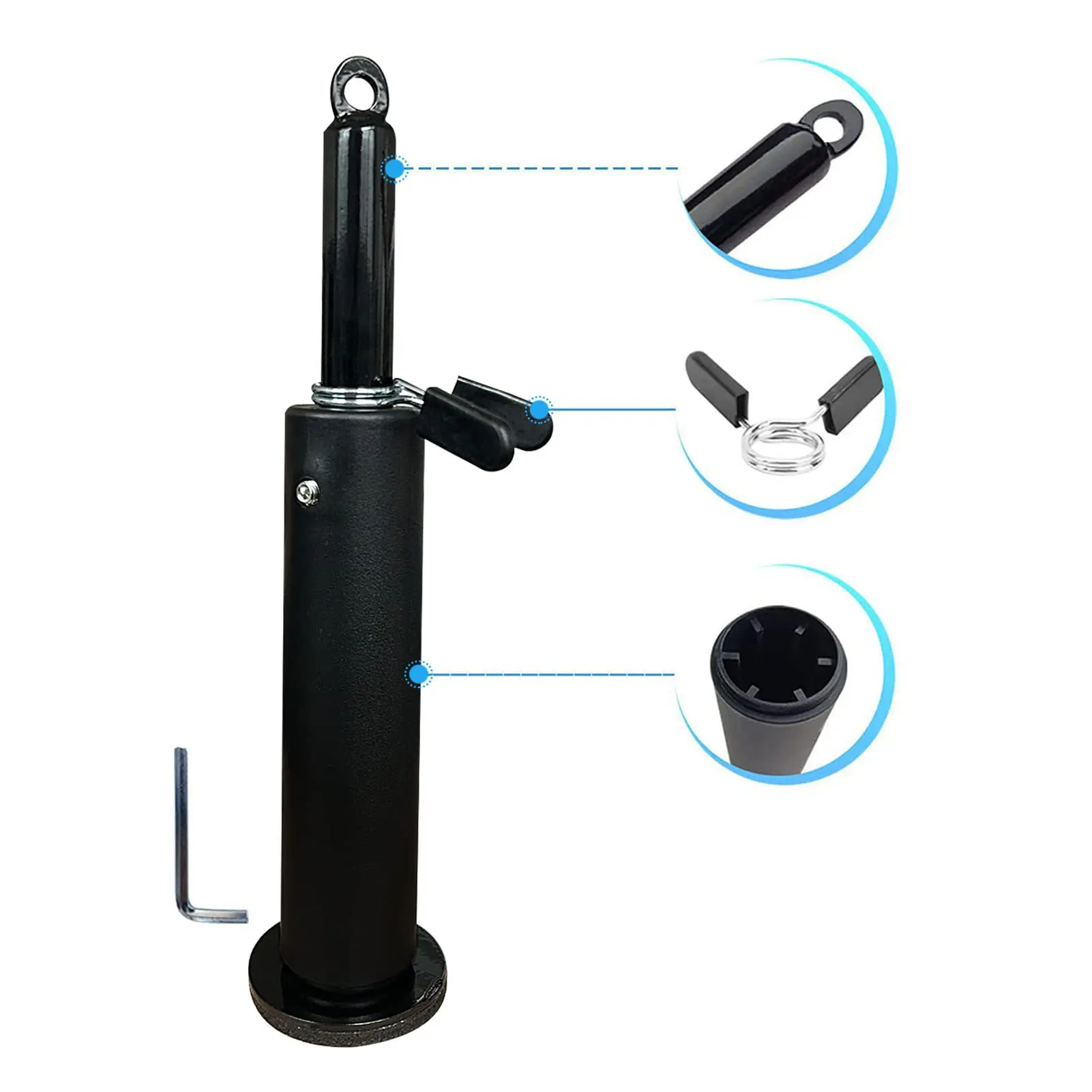 Fitness Loading Pin For 2.54cm/5.08cm Dumbbell Gym Pulley Cable System Attachment Home Workout Strength Training Equipment
