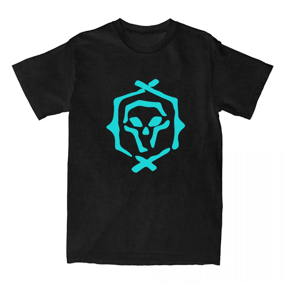 เสื้อยืดลายเกม Sea of Thieves สำหรับผู้หญิงและผู้ชาย ทรงหลวม แขนสั้น คอกลม ผ้าฝ้าย สไตล์สตรีทแวร์ ใส่ได้ทั้งชายและหญิง