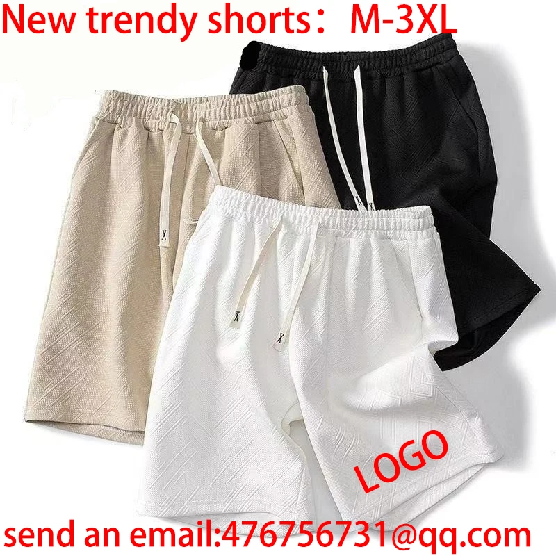 

Летние шорты для бега для мужчин, повседневные спортивные шорты для бега, однотонные свободные сухие спортивные шорты на шнурке