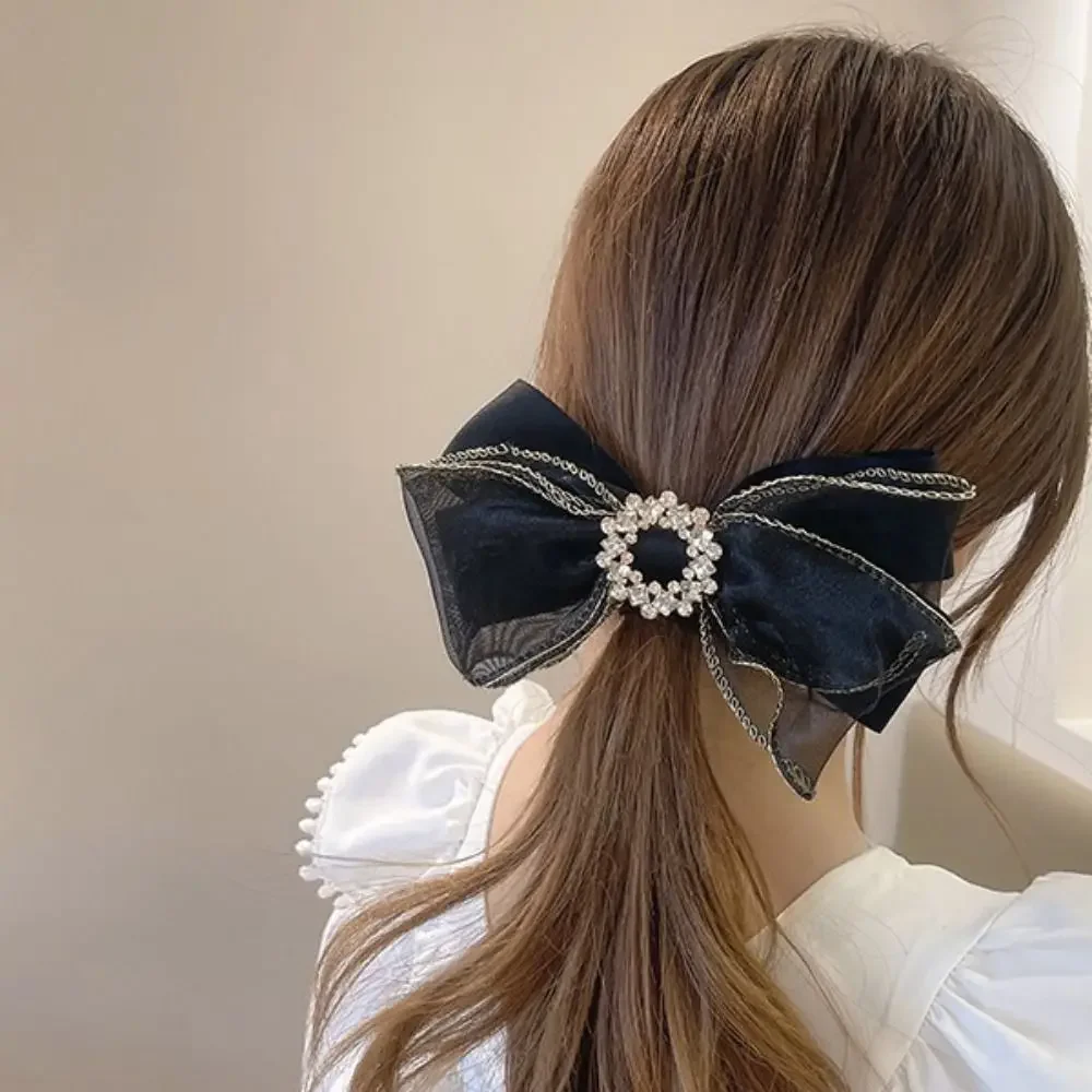 Diamond Bow Hair Accessories for Women Hairpin Crystal Clip for Girls Hairpin Hair Ornament Women Butterfly Hair Clips for Women