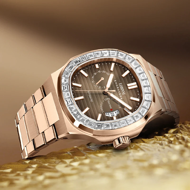 LOBINNI Luxury Original Design Automatic Mechanical Watches MIYOTA Movement High Quality Watch For Men 5Bar Waterproof Watch