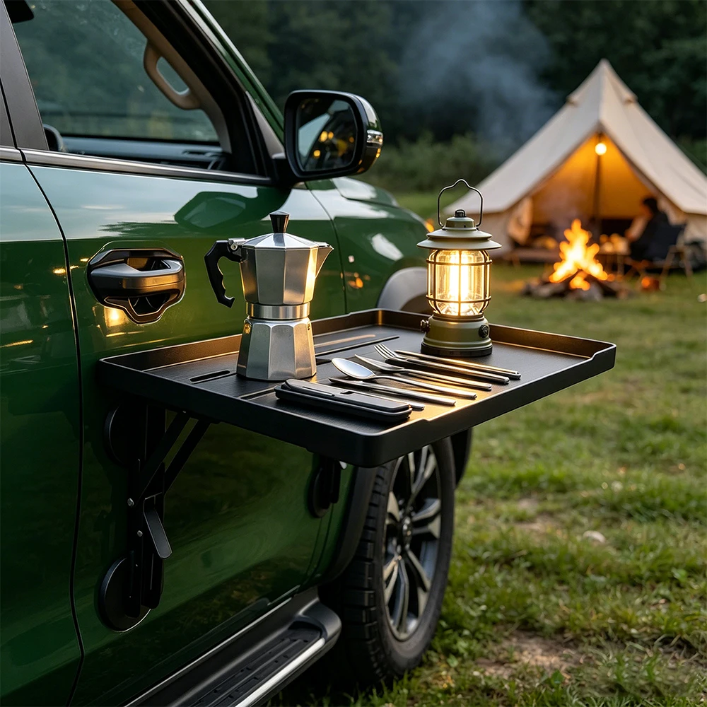 Outdoor Camping Gear - Portable Car Side Foldable Picnic Tray