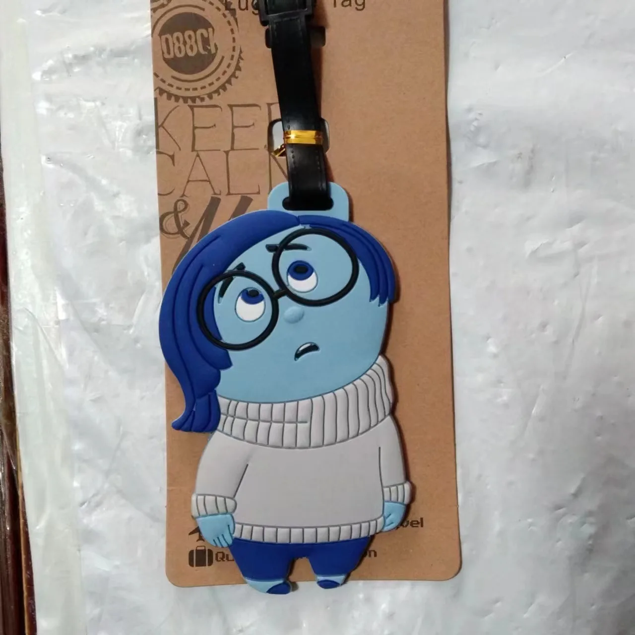 Disney Inside Out 2 Luggage Bag Tags Anime Kawaii Cute Baggage Box Pendant Label Signboard Boarding Pass Travel Accessories Gift