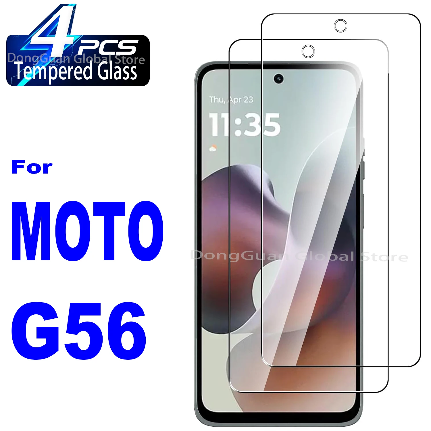 

For Motorola MOTO G56 Tempered Glass Screen Protector Glass Film