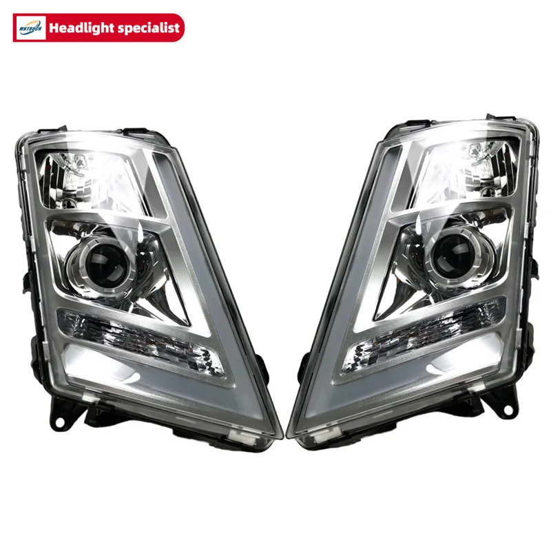 Adequado para montagem de farol de lente lateral LED, acessórios de luz de caminhão da série Volvo FH4 FH16 FMX para caminhões pesados