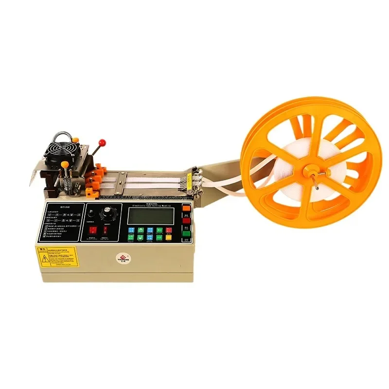 Velcro mask rope webbing elastic band hot and cold cutting machine y