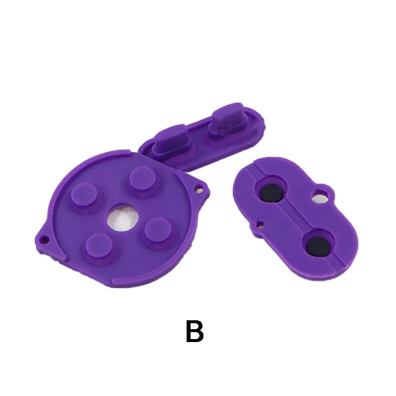 YuXi 1SET untuk GBC alas karet tombol pengganti perekat konduktif silikon bantalan karet tombol alas kunci