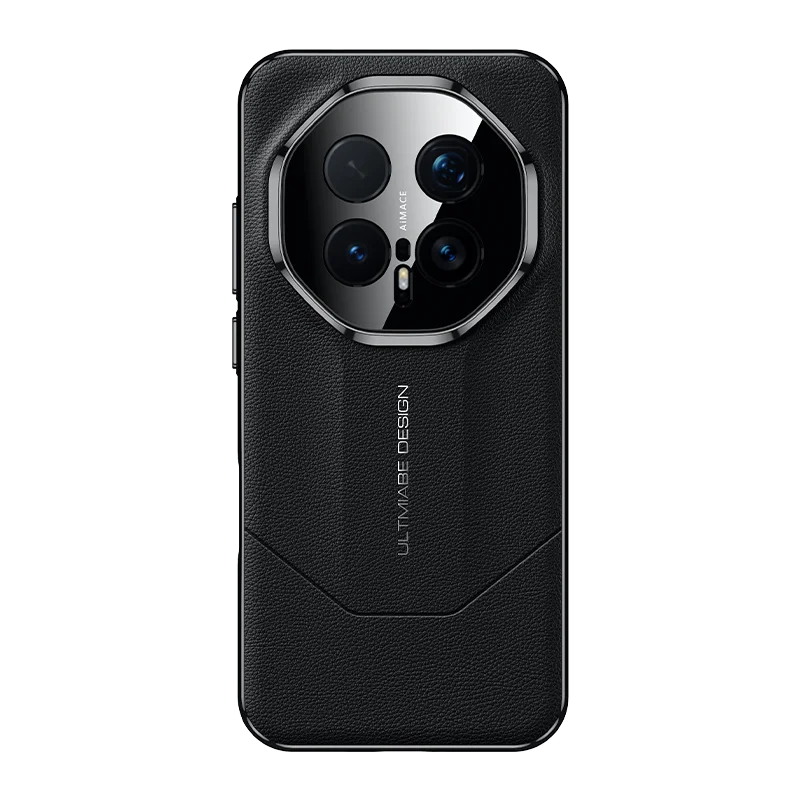 Para Honor Magic 8 y Magic 8 Pro funda diseño definitivo protección de lente rígida revestimiento de cuero vegano importado funda rígida para PC