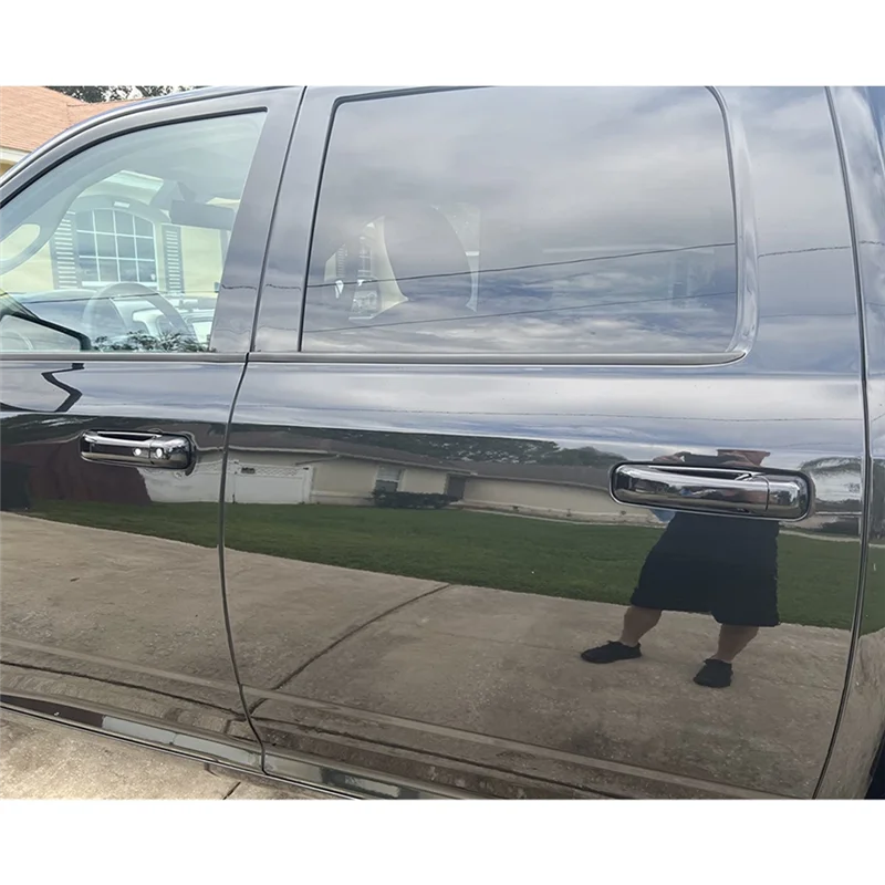 

For Dodge Ram 1500 2500 3500 2009-2018 Exterior Door Handle Cover + Tailgate Door Handle Cover Trim Accessories, Black
