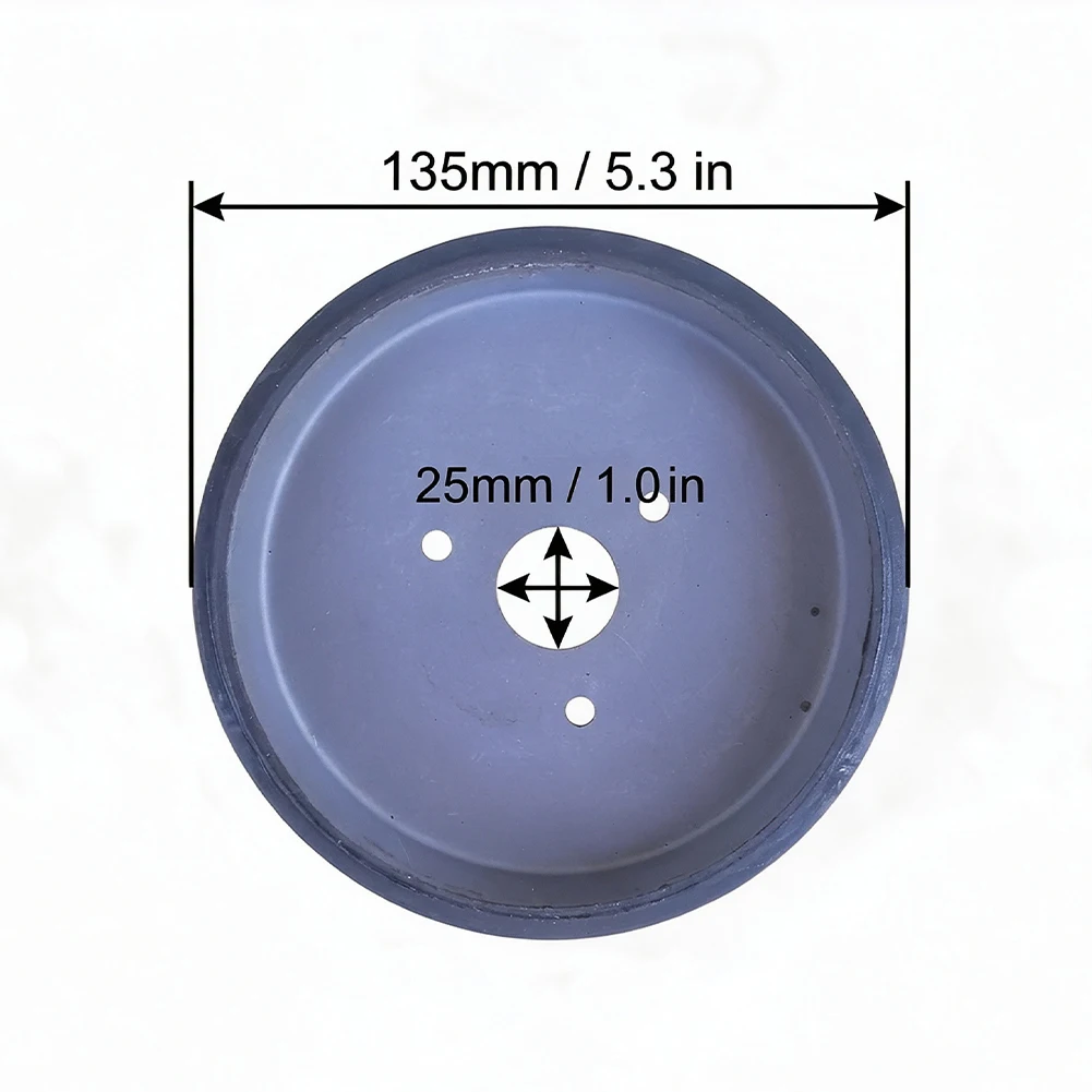 Snowplow Drive Friction Disc 135mm Outer 25mm Resistant Slip Snow Thrower Snow Blower Repair Part Snow Removal Equipment Part