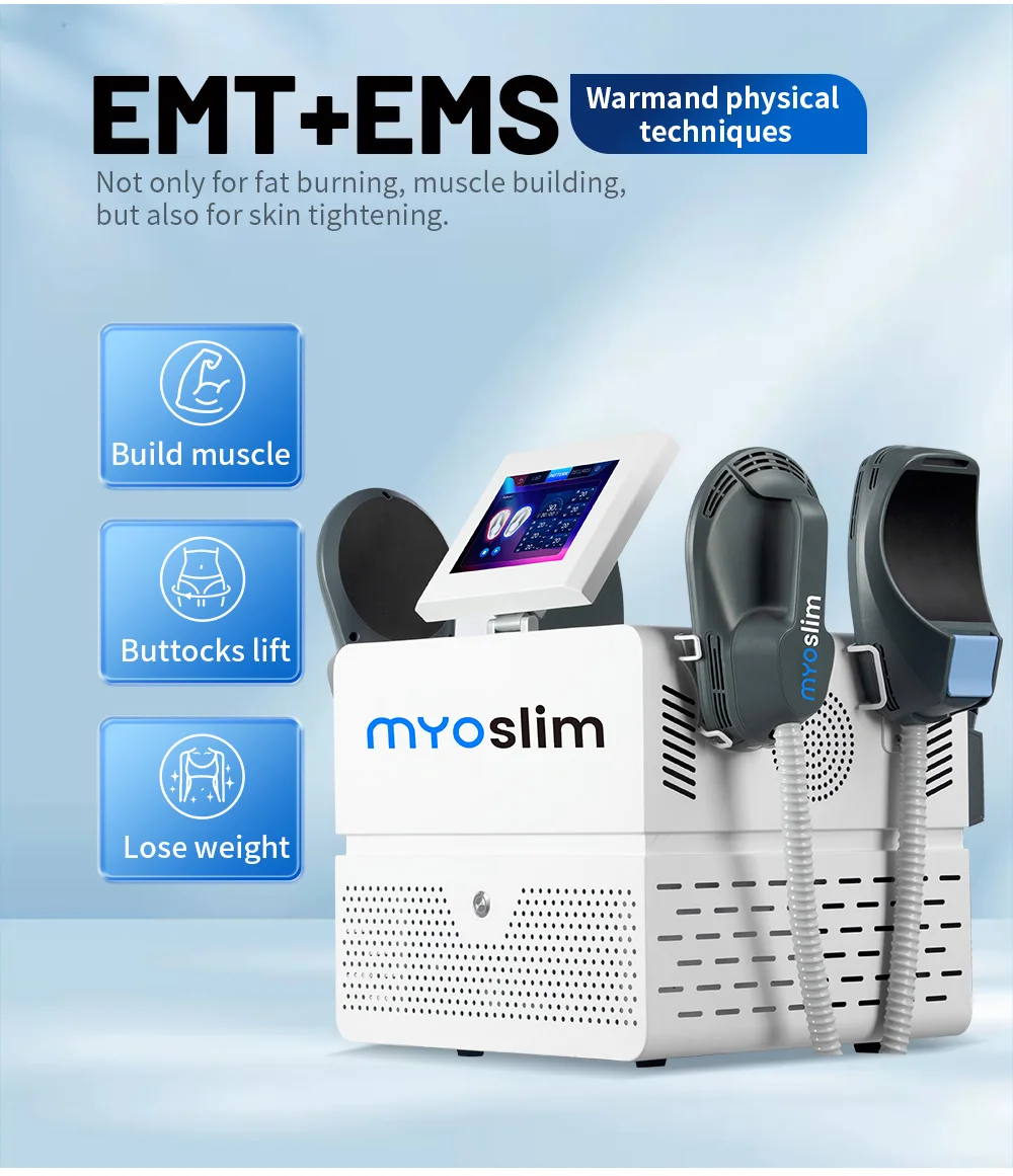 

Новейшая машина для коррекции фигуры и подтяжки бедер MYoslim 15Tesla 6500 Вт, стимуляция похудения, сжигания мышц, коррекция фигуры Electrom