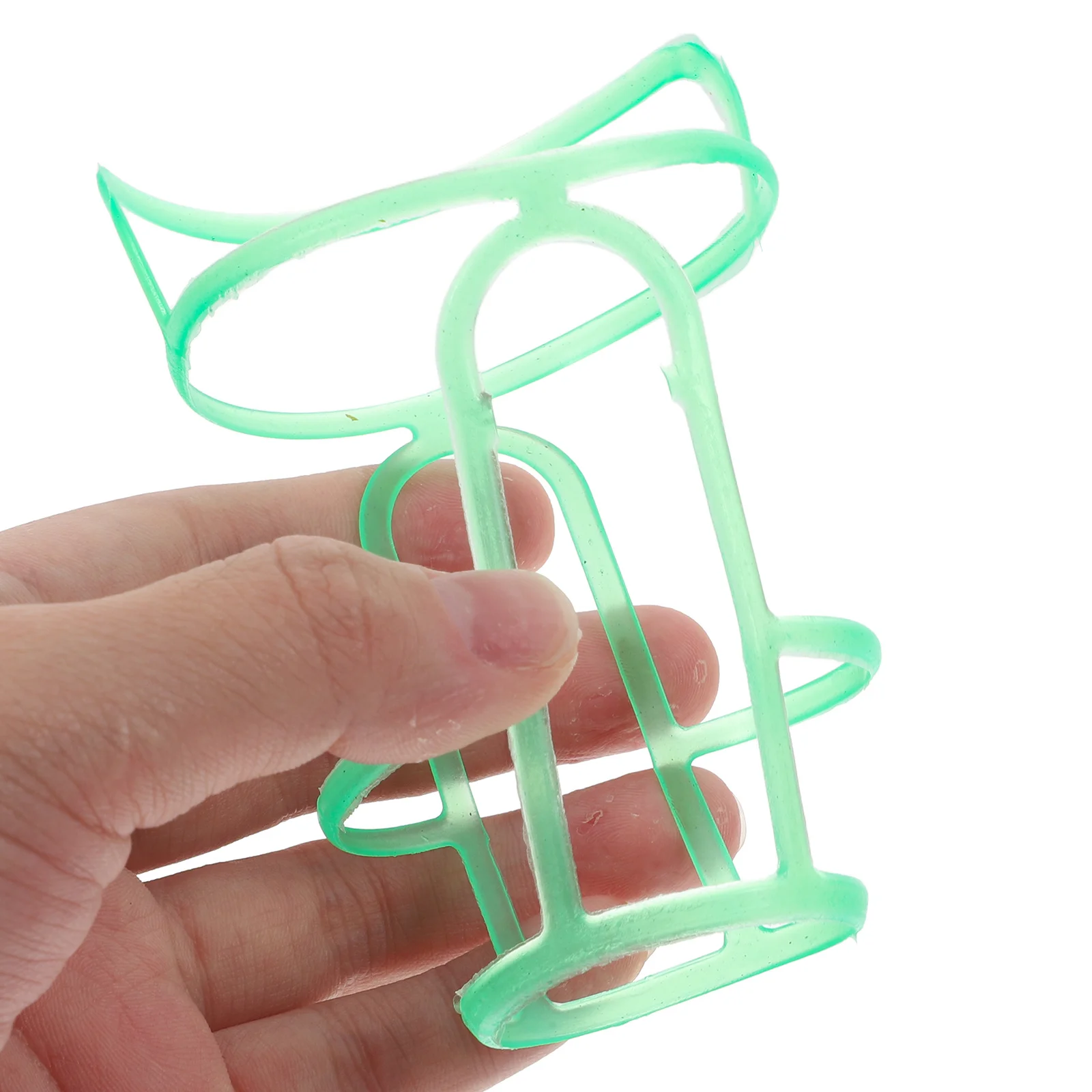 

10pcs Infusion Net Holder Durable Plastic Saline Bottle Cover Drip Cage Medical Supplies Storage Hanger Light Green Easy Clean