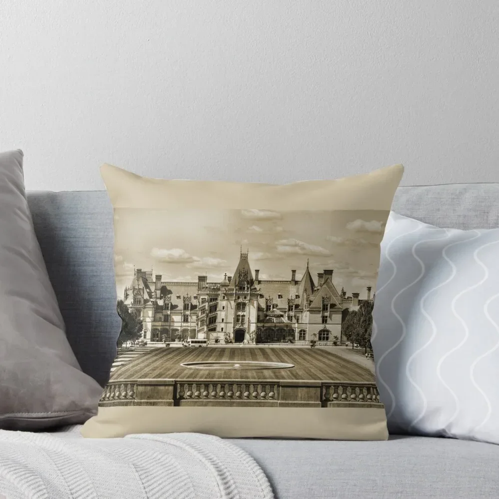 Biltmore Mansion Estate Throw Pillow Couch Cushions Luxury Pillow Cover pillow