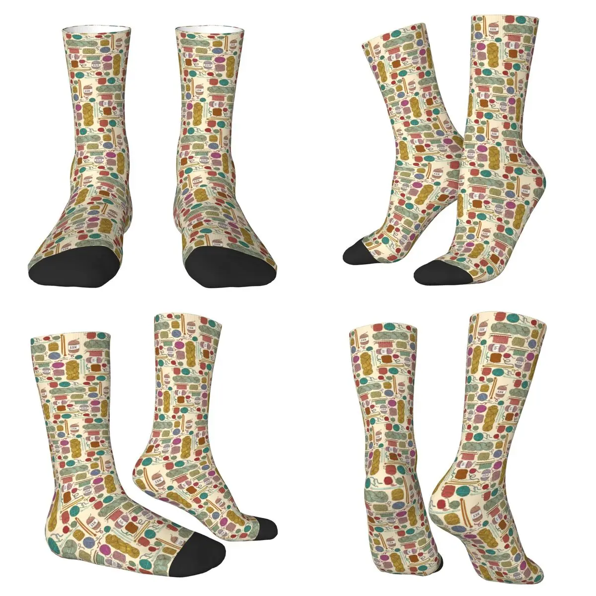 

Носки KNIT Or CROCHET, чулки высокого качества в стиле Харадзюку, всесезонные длинные носки, аксессуары для подарка на день рождения унисекс