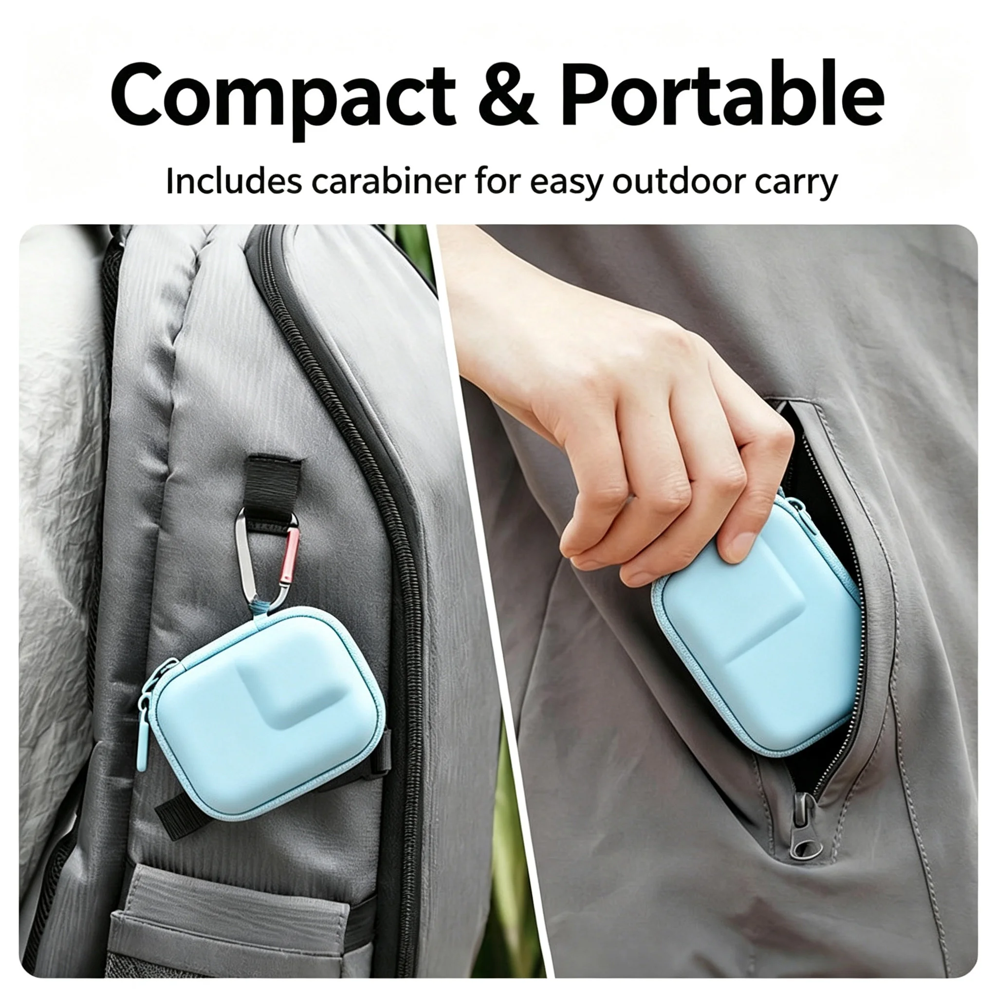 Portable Storage Case Protective Bag Anti‑Drop Action Camera Accessory Protective Cover For DJI Action 6 5 Pro 4 3 Body Box
