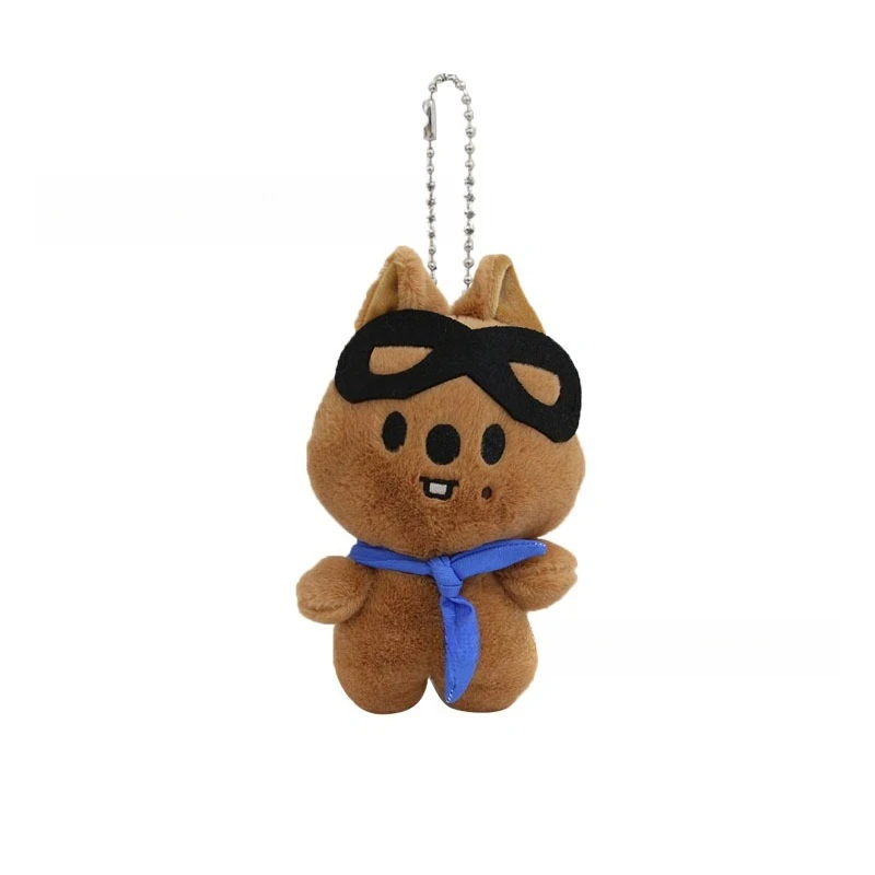 Korean Celebrity Group Pilot Cute Doll Keychain Children's Plush Toy Pendant DIY Backpack Satchel Decoration Accessory Pendant