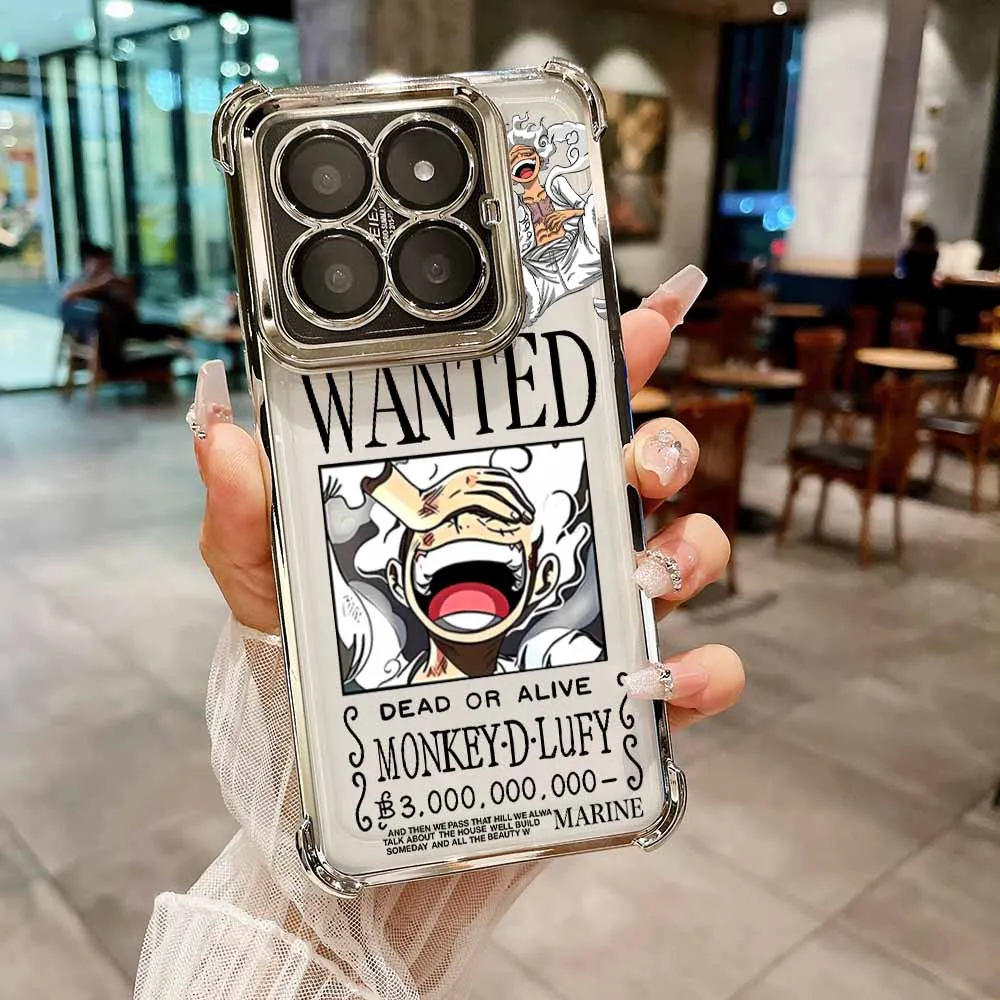 Anime O-One Pieces For Xiaomi Redmi A5 A7 15C POCO F8 F7 X8 X7 M7 Note 15 14 Mi 15T Ultra Pro Max Soft Phone Case